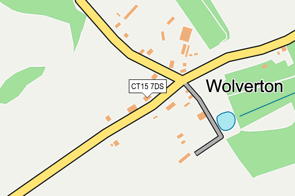 CT15 7DS map - OS OpenMap – Local (Ordnance Survey)