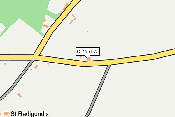 CT15 7DW map - OS OpenMap – Local (Ordnance Survey)