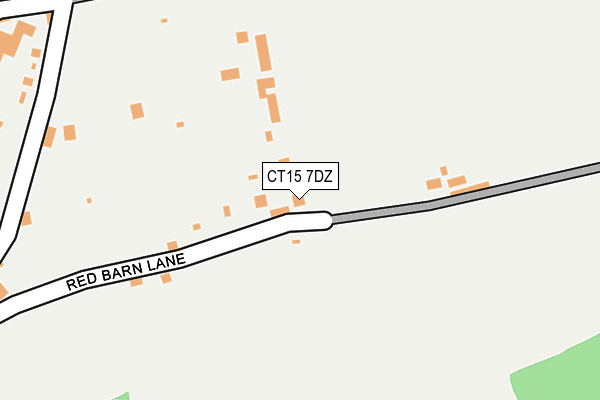 CT15 7DZ map - OS OpenMap – Local (Ordnance Survey)