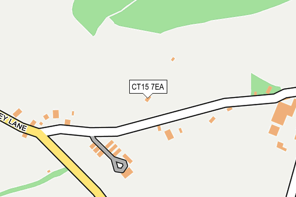 CT15 7EA map - OS OpenMap – Local (Ordnance Survey)