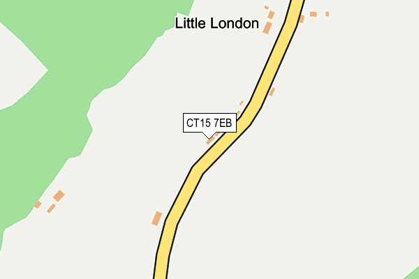 CT15 7EB map - OS OpenMap – Local (Ordnance Survey)