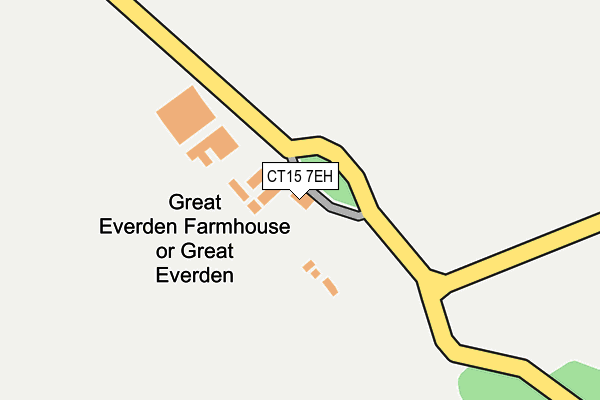 CT15 7EH map - OS OpenMap – Local (Ordnance Survey)