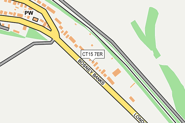 CT15 7ER map - OS OpenMap – Local (Ordnance Survey)