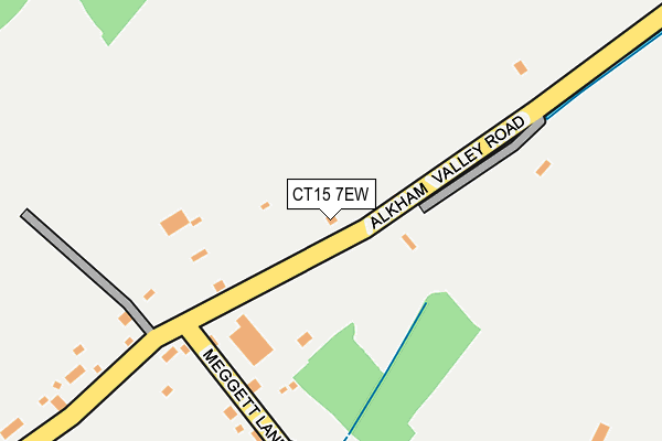 CT15 7EW map - OS OpenMap – Local (Ordnance Survey)