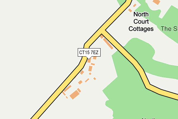 CT15 7EZ map - OS OpenMap – Local (Ordnance Survey)