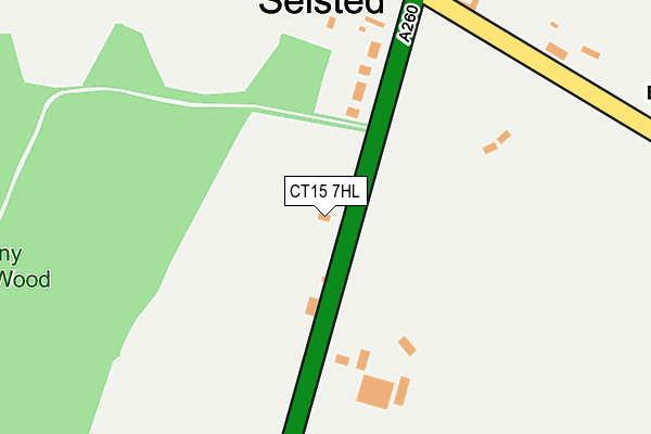 CT15 7HL map - OS OpenMap – Local (Ordnance Survey)