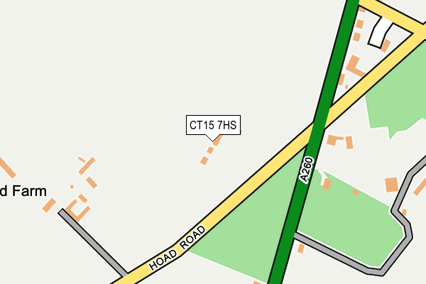 CT15 7HS map - OS OpenMap – Local (Ordnance Survey)