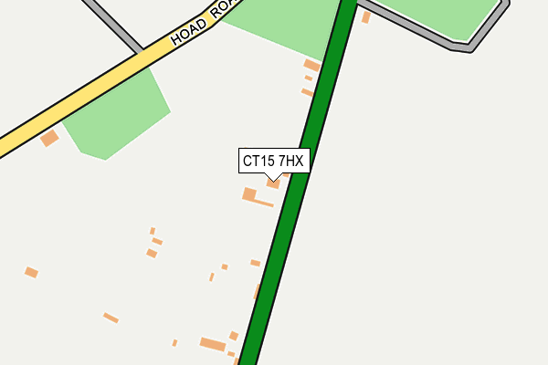 CT15 7HX map - OS OpenMap – Local (Ordnance Survey)