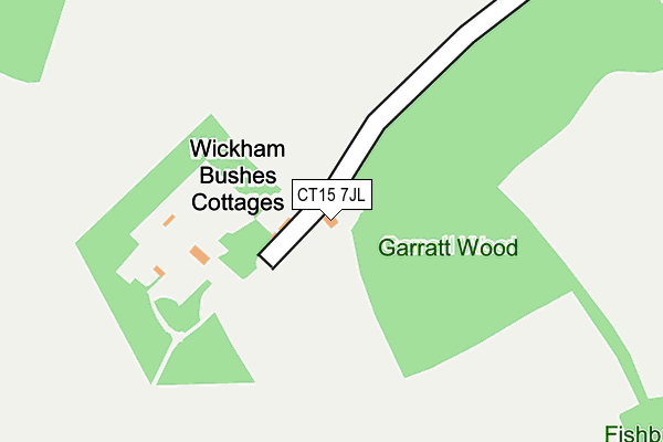 CT15 7JL map - OS OpenMap – Local (Ordnance Survey)