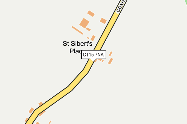 CT15 7NA map - OS OpenMap – Local (Ordnance Survey)