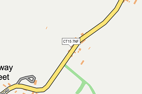 CT15 7NF map - OS OpenMap – Local (Ordnance Survey)