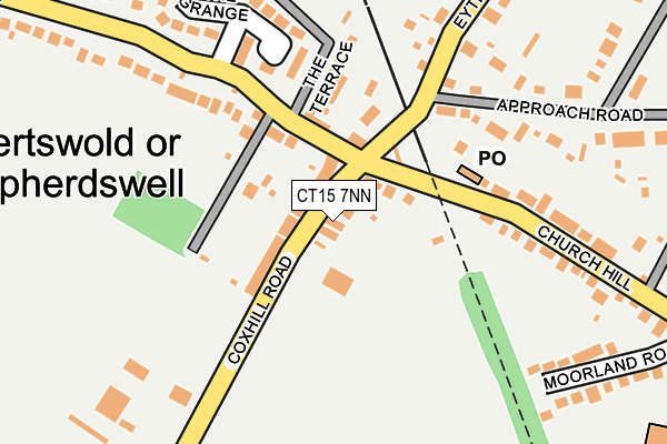 CT15 7NN map - OS OpenMap – Local (Ordnance Survey)