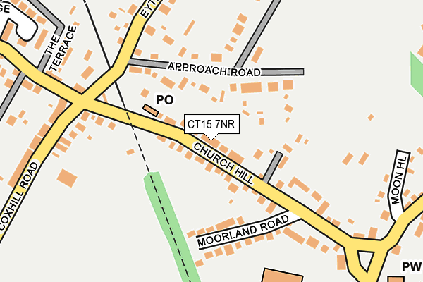 CT15 7NR map - OS OpenMap – Local (Ordnance Survey)