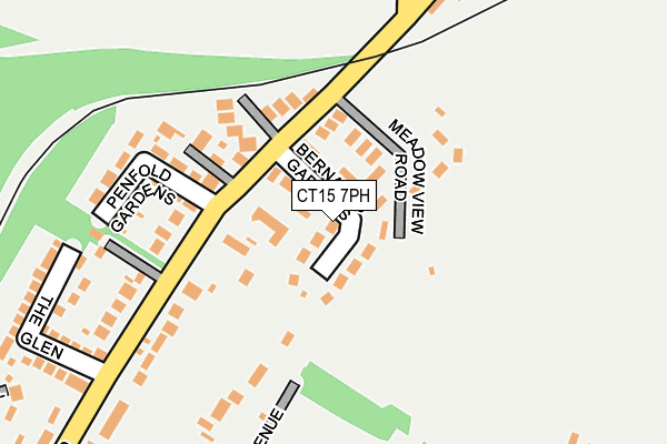 CT15 7PH map - OS OpenMap – Local (Ordnance Survey)