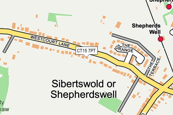 CT15 7PT map - OS OpenMap – Local (Ordnance Survey)