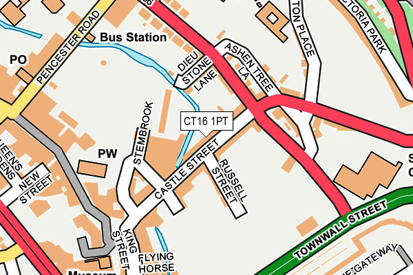 Map of CASTLE CLOSE RESIDENTS ASSOCIATION LIMITED at local scale