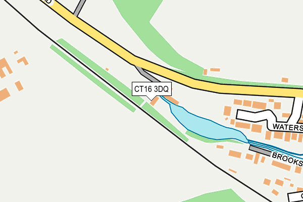 CT16 3DQ map - OS OpenMap – Local (Ordnance Survey)