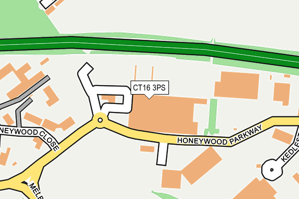 CT16 3PS map - OS OpenMap – Local (Ordnance Survey)