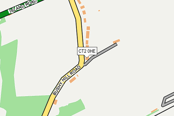 CT2 0HE map - OS OpenMap – Local (Ordnance Survey)