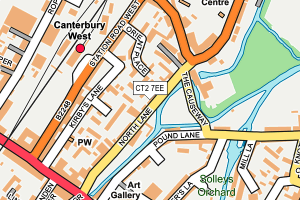 Map of HUB OFFICE LTD at local scale
