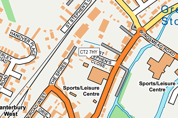 CT2 7HY map - OS OpenMap – Local (Ordnance Survey)