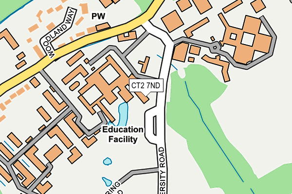 CT2 7ND map - OS OpenMap – Local (Ordnance Survey)