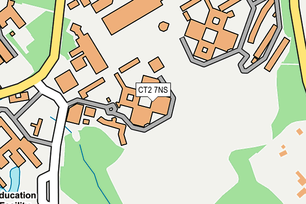 CT2 7NS map - OS OpenMap – Local (Ordnance Survey)