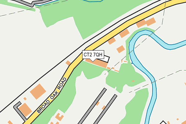 CT2 7QH map - OS OpenMap – Local (Ordnance Survey)