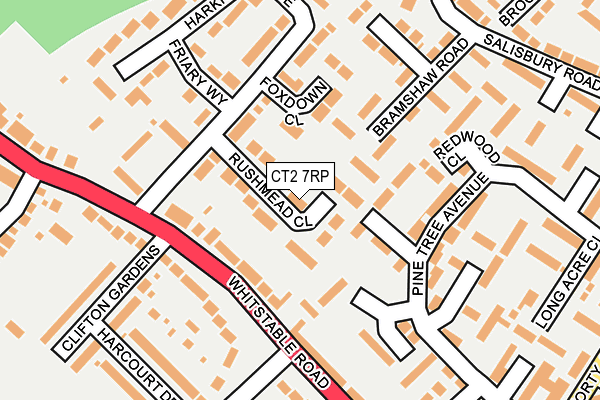 CT2 7RP map - OS OpenMap – Local (Ordnance Survey)