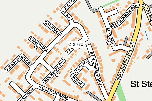 CT2 7SQ map - OS OpenMap – Local (Ordnance Survey)