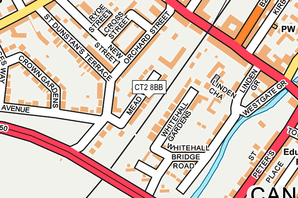 Map of CNEWMAN ESTATES LIMITED at local scale