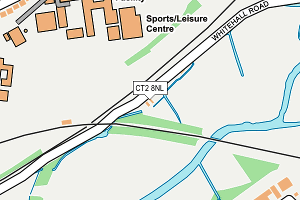 CT2 8NL map - OS OpenMap – Local (Ordnance Survey)
