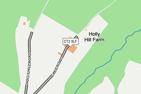 CT2 9LF map - OS OpenMap – Local (Ordnance Survey)