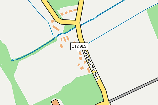 CT2 9LS map - OS OpenMap – Local (Ordnance Survey)