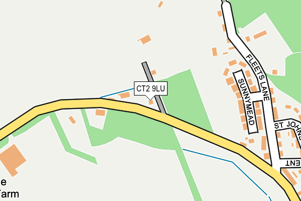 CT2 9LU map - OS OpenMap – Local (Ordnance Survey)