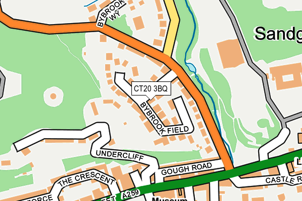 CT20 3BQ map - OS OpenMap – Local (Ordnance Survey)