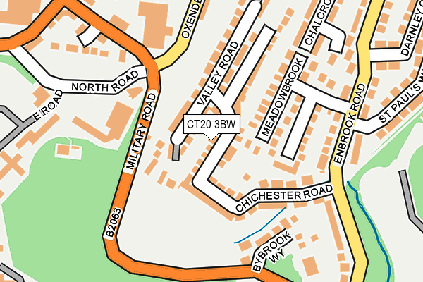 CT20 3BW map - OS OpenMap – Local (Ordnance Survey)