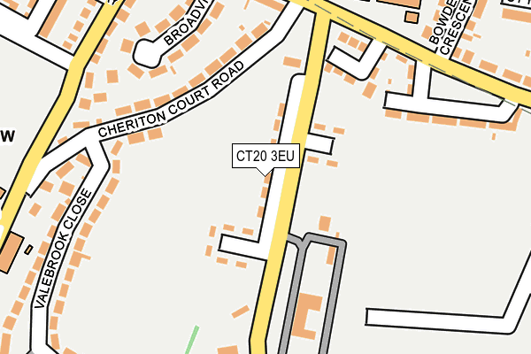 CT20 3EU map - OS OpenMap – Local (Ordnance Survey)