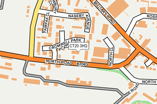 CT20 3HQ map - OS OpenMap – Local (Ordnance Survey)