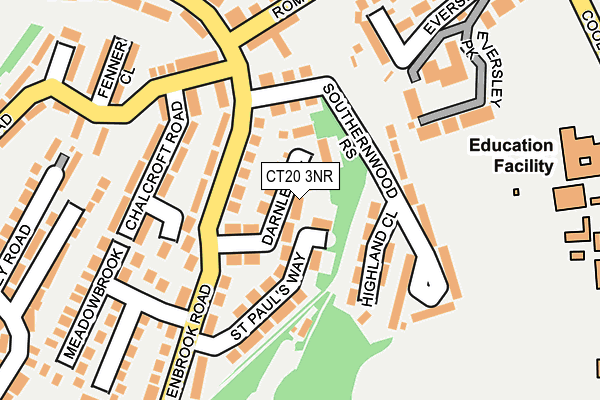 CT20 3NR map - OS OpenMap – Local (Ordnance Survey)