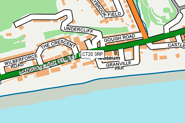 CT20 3RP map - OS OpenMap – Local (Ordnance Survey)