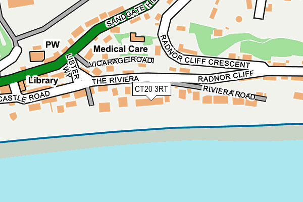 CT20 3RT map - OS OpenMap – Local (Ordnance Survey)