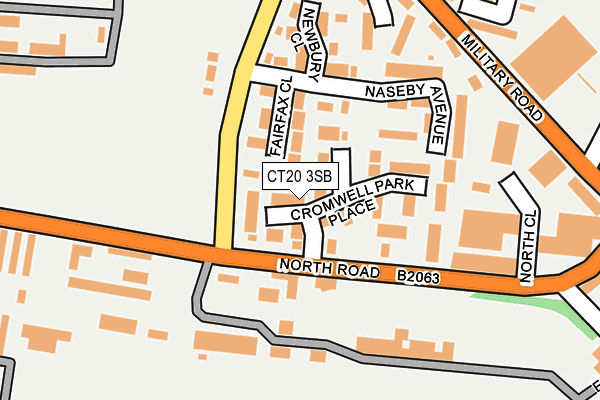 CT20 3SB map - OS OpenMap – Local (Ordnance Survey)