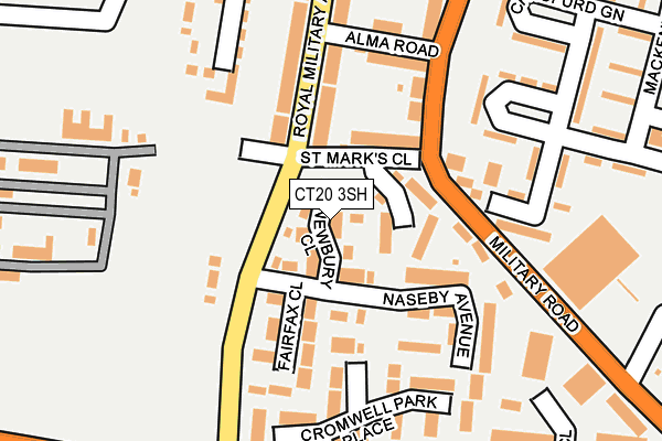 CT20 3SH map - OS OpenMap – Local (Ordnance Survey)