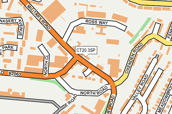 CT20 3SP map - OS OpenMap – Local (Ordnance Survey)