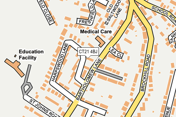 Map of WARREN DEANE EDUCATION AND CARE CONSULTANCY LTD at local scale