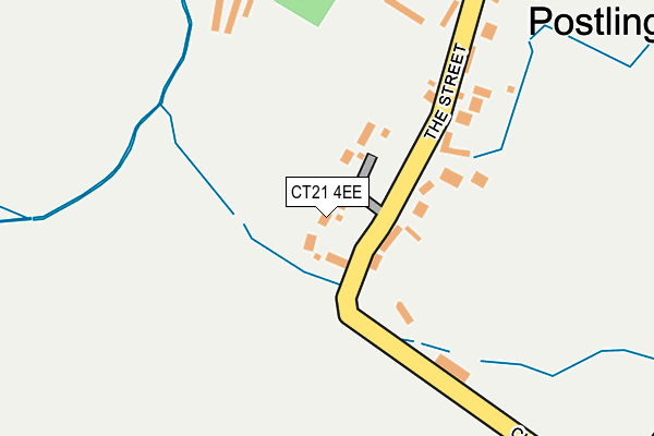 CT21 4EE map - OS OpenMap – Local (Ordnance Survey)