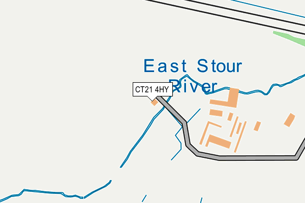 CT21 4HY map - OS OpenMap – Local (Ordnance Survey)