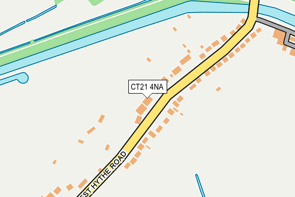 CT21 4NA map - OS OpenMap – Local (Ordnance Survey)