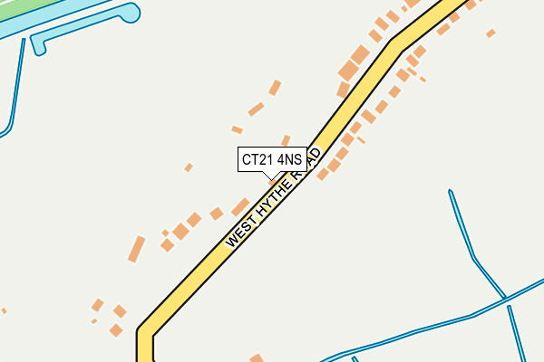 CT21 4NS map - OS OpenMap – Local (Ordnance Survey)
